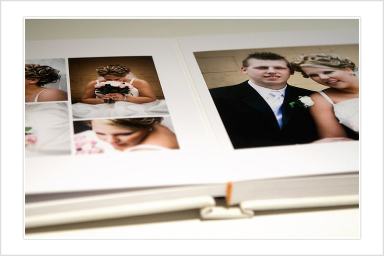 Wedding Album inside spread