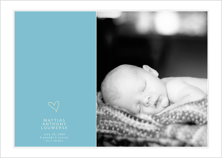Birth Announcement Option 2