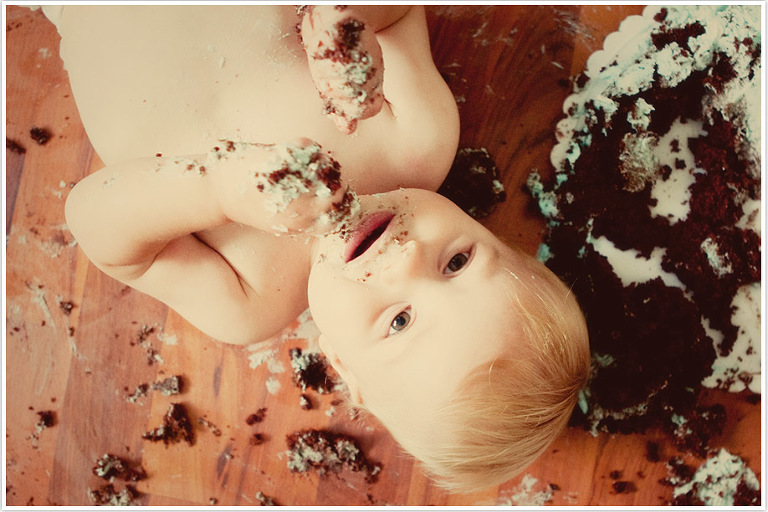 Cake Smash Session with Langley Photographer