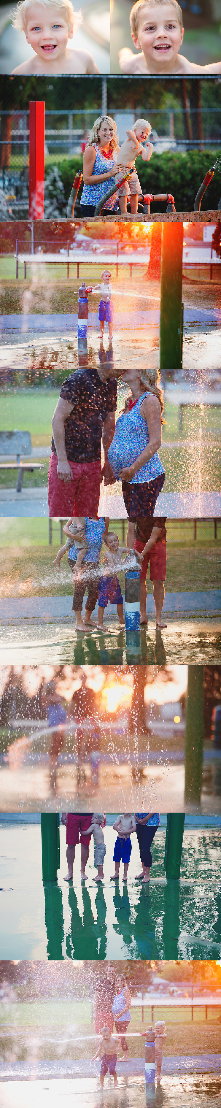 Waterpark Maternity Session